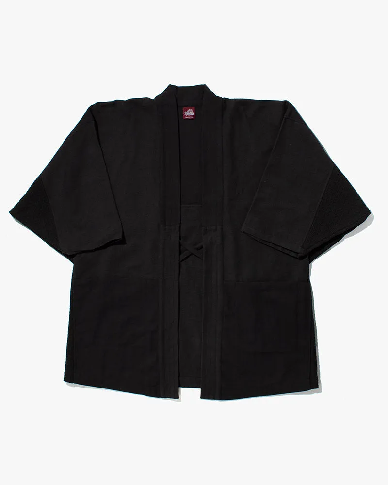 Wa-Modern, Haori, Woven Black
