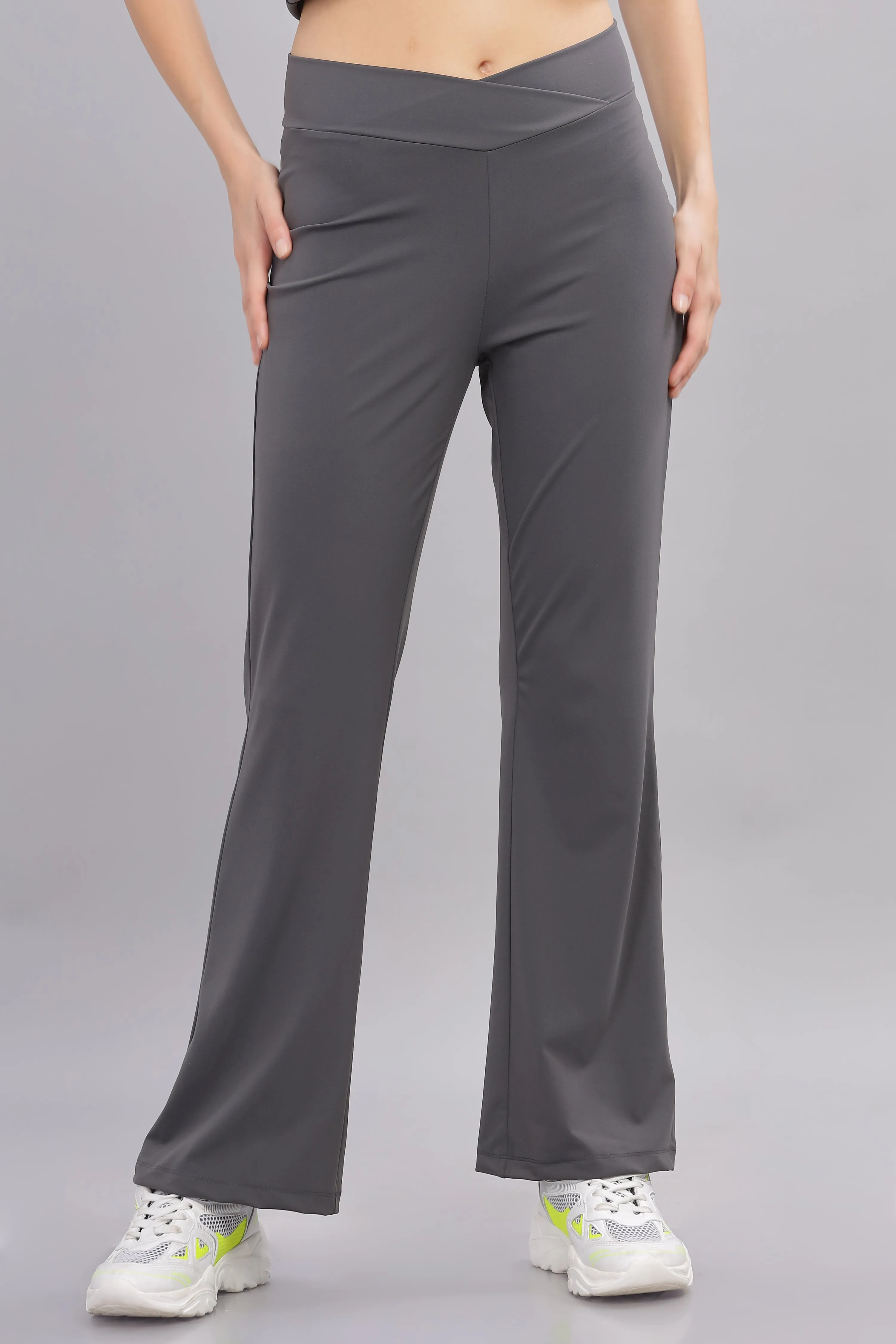 Women’s Lightweight Boot Cut stretchy Pant- Domin8 (Violet)
