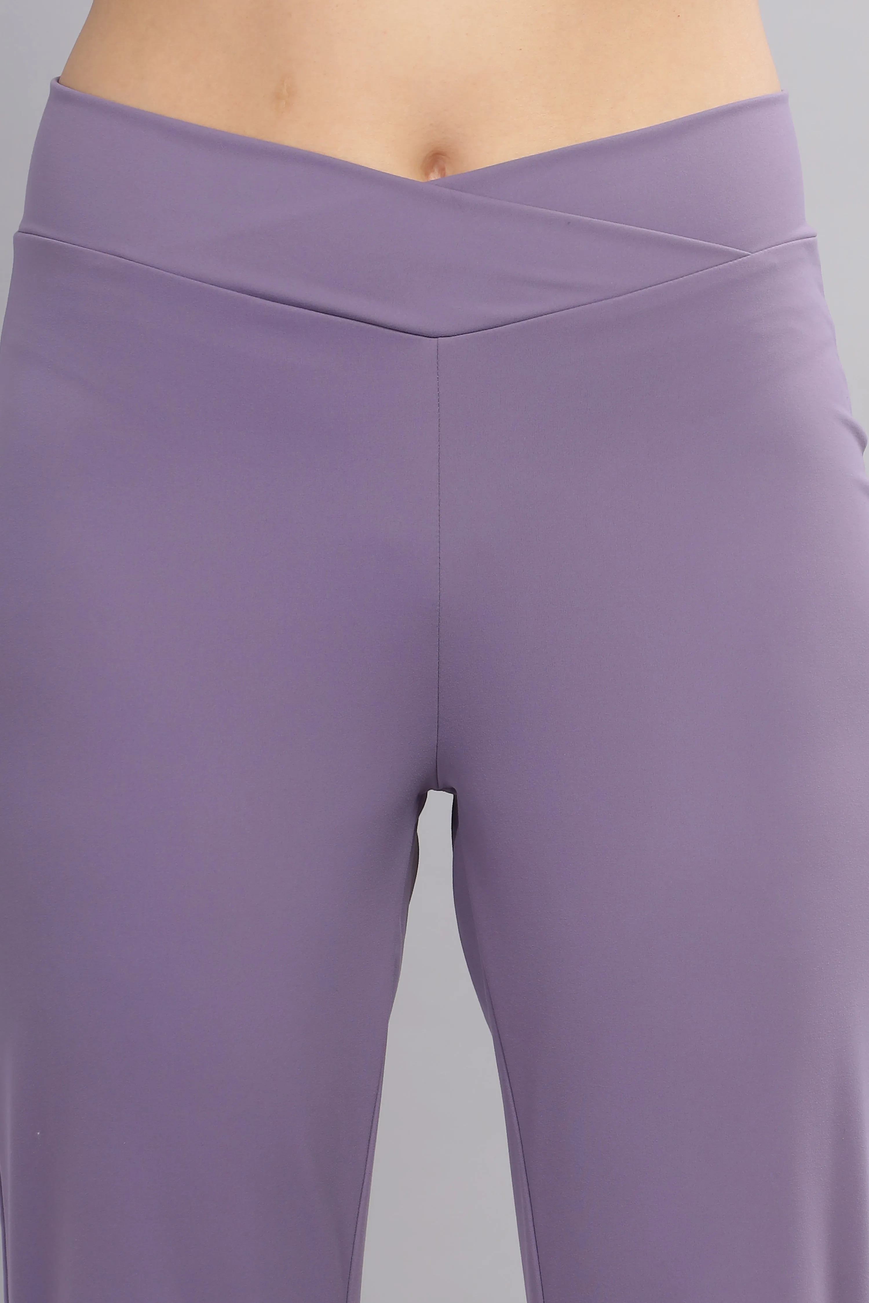 Women’s Lightweight Boot Cut stretchy Pant- Domin8 (Violet)