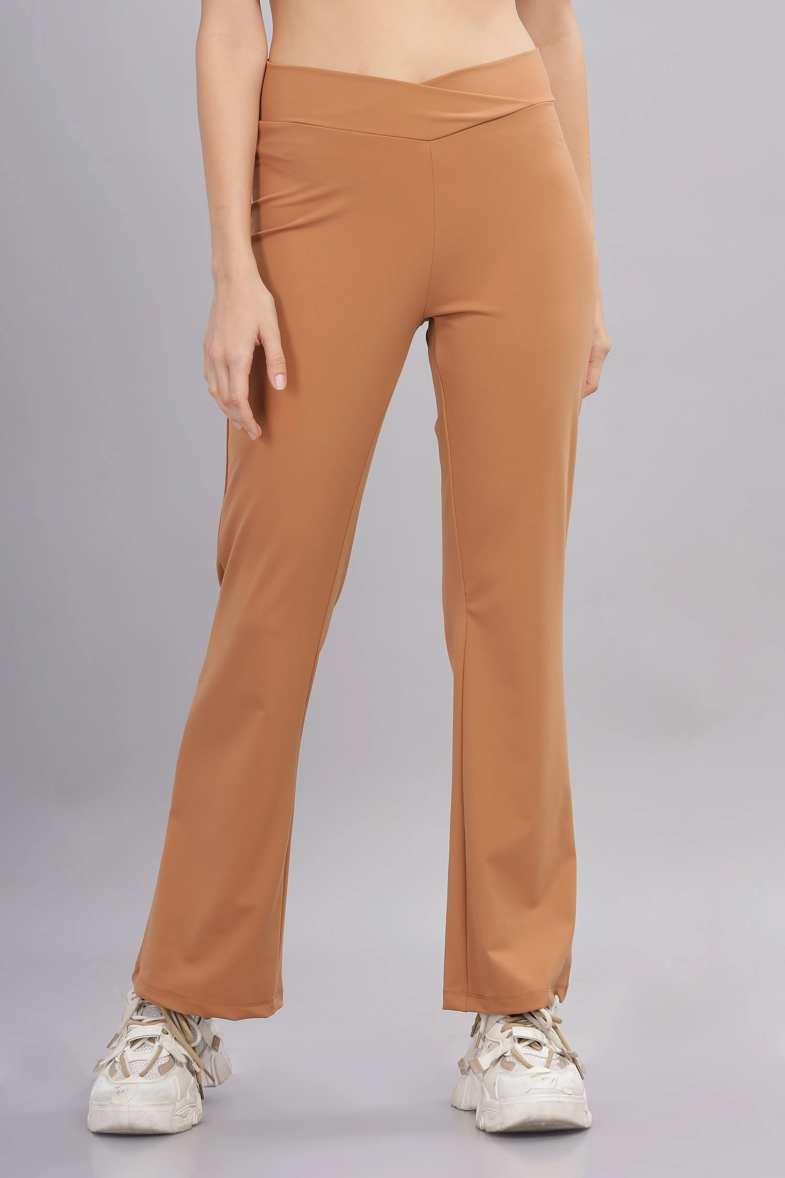 Women’s Lightweight Boot Cut stretchy Pant- Domin8 (Violet)