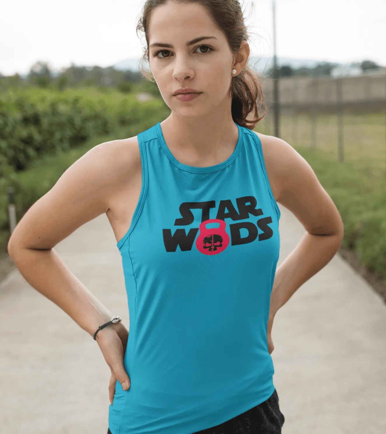 Women's Star Wods Muscle Tank Top